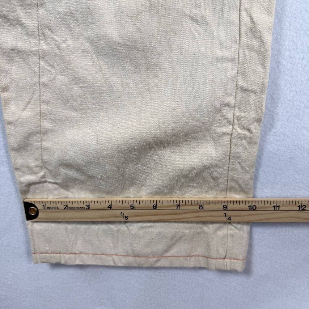 G-Star Raw Jeans Mens 34x32 Radar Loose‎ Ivory Canvas Workwear Utilitarian Japan - Picture 13 of 13